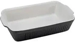 Auflaufform Classic Black & White Schwarz ca. 3 Liter