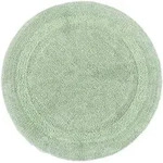 BADEMATTE 80 cm rund, 100% Baumwolle, wendbar