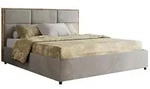 POLSTERBETT LERIO CLASSIC 160/200 - Hellgrau Velvet - Multipocket-Matratze