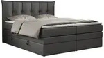 BOXSPRINGBETT PREMIUM 10 KING 120/200 Dunkelgrau Kunstleder - H4