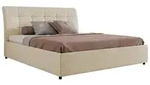 POLSTERBETT GALA CLASSIC 180/200 - Creme Strukture - ohne Matratze