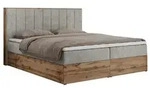 BOXBETT BELLISSIMO 140/200 Hellgrau Struktur - H4