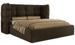 POLSTERBETT FLONELLE CLASSIC 200/200 - Braun Velvet - Pocket-Matratze