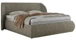POLSTERBETT CAELA CLASSIC 180/200 - Grau Strukture - ohne Matratze