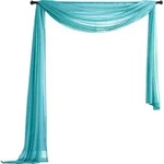QUERBEHANG 1ER SET HxB 140x600 Blau