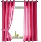 VORHANG 2ER SET BERLIN HxB 145x140cm Pink