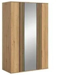 Dreht&uuml;renschrank TOFTA Eiche Artisan, Anthrazit