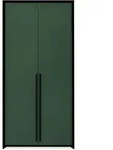 DREHT&Uuml;RENSCHRANK Giana mit 2 T&uuml;ren, 105 cm, Flaschengr&uuml;n