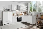 Eckk&uuml;che White-Premium m. Ger&auml;ten ca. 310x173cm Wei&szlig;