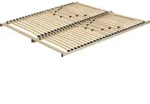 LATTENROST 180x200 cm Heller Holzfarbton Vouziers