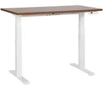 SCHREIBTISCH braunwei&szlig; 120/72 cm elektrisch h&ouml;henverstellbar Destin III