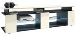 LOWBOARD Movie Fronten und obere Platte des Aufsatzes in Creme Hochglanz