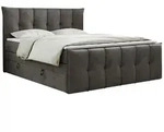 BOXSPRINGBETT PREMIUM 11 KING 180/200 Hellgrau Velvet - H4
