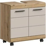 Waschbeckenunterschrank Scout Eichefarben/Kaschmir