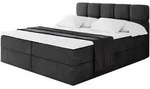 BOXBETT mit Matratze H3 - FAMA - 200x200 cm Schwarz Casablanca