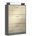 SCHUHSCHRANK Lavia Front in Eiche s&auml;gerau