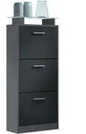 SCHUHSCHRANK Lavia Front in Schwarz mattt
