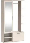 GARDEROBE Mela mit Spiegel, Sitzbank & Kleiderstange &ndash; 100/189/33 cm &ndash;...