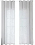 VORHANG 2ER SET SEOUL HxB 245x140 cm Wei&szlig;