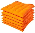 STUHLKISSEN 6er-Set orange 40/40/6,5 cm
