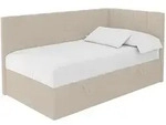 EINZELBETT Jugendbett mit Bettkasten Links, mit Matratze - LOVY 90x200...