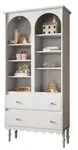 BABYREGAL BABUSHKA &ndash; Hohes Kinderregal, Wei&szlig;
