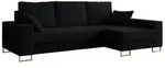 ECKSOFA Dorian Boucle Schwarz