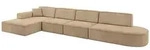 ECKSOFA Ottomane Links IREA-L3-v3 - 413x171x79 cm Beige