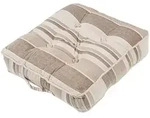 SITZKISSEN Morocco beige gestreift 40/40/8 cm