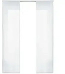 VORHANG 2ER SET HxB 245x60 cm Wei&szlig; Deluxe