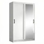 SCHWEBET&Uuml;RENSCHRANK Hela mit 2 T&uuml;ren. 100 cm, Wei&szlig;