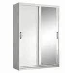 SCHWEBET&Uuml;RENSCHRANK Hela mit 2 T&uuml;ren. 120 cm, Wei&szlig;