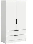 Dreht&uuml;renschrank KOPENHAGEN Wei&szlig;