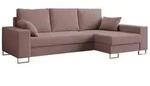 ECKSOFA Dorian Boucle Rosa