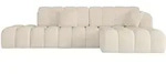 ECKSOFA mit Schlaffunktion Ottomane RECHTS OLEA-L2 321x164x75 Beige Cord