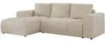 ECKSOFA MONIVA Beige Velvet - Links