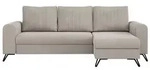ECKSOFA Axel Samt Ecru