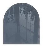 GLASPLATTE f&uuml;r Kamin 80x70 cm