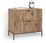 NACHTTISCH Aterno Viking Oak mit 2 Schubladen
