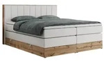 BOXSPRINGBETT BELLISSIMO KING 200/200 Wei&szlig; Kunstleder - H3