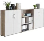 Aktenschrank Office Edition Sw Sonoma Eiche/Wei&szlig;