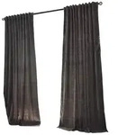 VORHANG 2ER SET HAVANNA HxB 245x135 cm Braun Gold