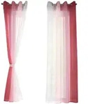 VORHANG 2ER SET &raquo;Modena&laquo; HxB 175x140 cm Rosa