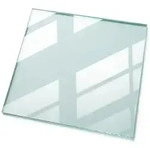 TISCHPLATTE 50 x 50 cm Transparente Glasplatte