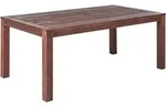 GARTENTISCH Eukalyptusholz dunkel braun 180x100 cm Tuscania