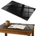 TISCHPLATTE 100x70 cm Farbe Schwarz, glatt