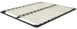 LATTENROST 140x200 cm Schwarz Combourg