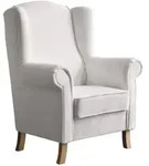 OHRENSESSEL Leonardo beige boucle-stoff