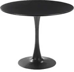 ESSTISCH 90/90/73 cm Schwarz Rund Boca