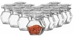 VORRATSGL&Auml;SER Spicy transparent 130 ml 12er Set